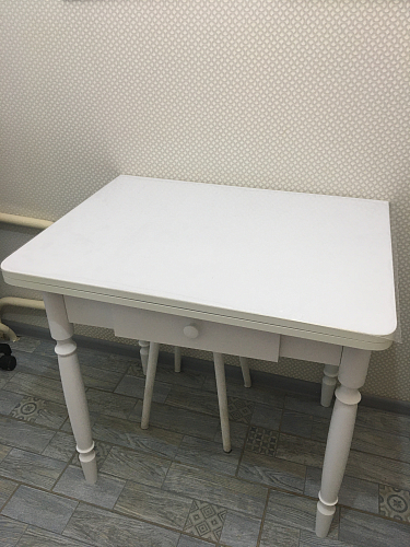 Стол Брентон с ящиком белый фото покупателя 15